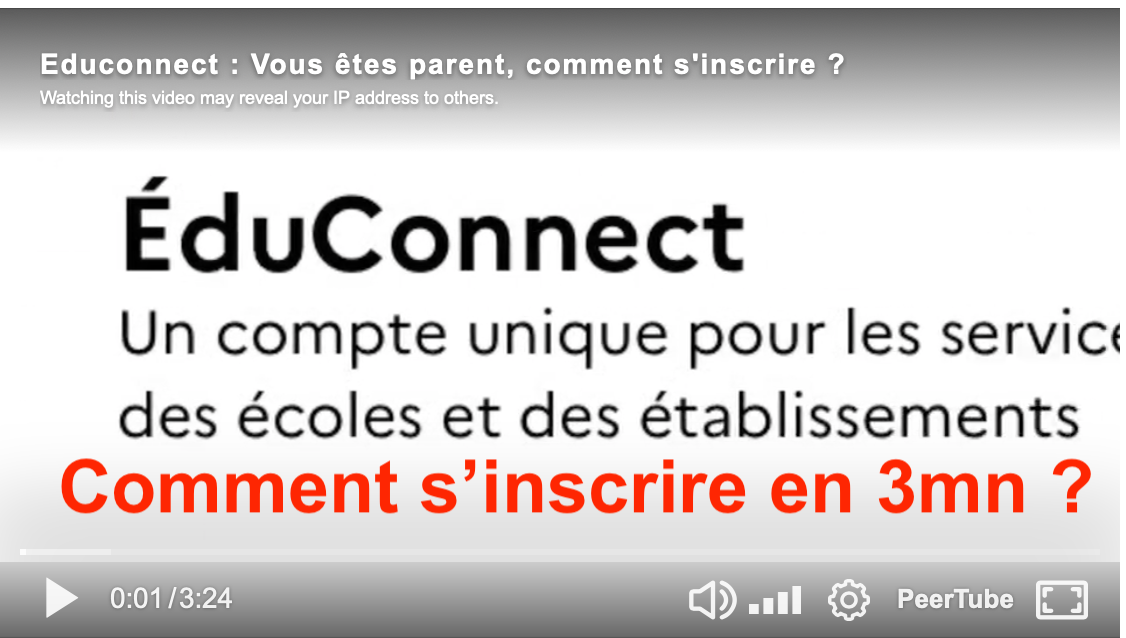 Vidéo : S’inscrire sur Educonnect en 3 minutes