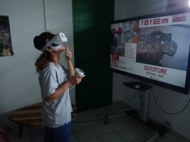 Découverte de la réalité virtuelle avec le programme "Ma Guyane vue du (…)
